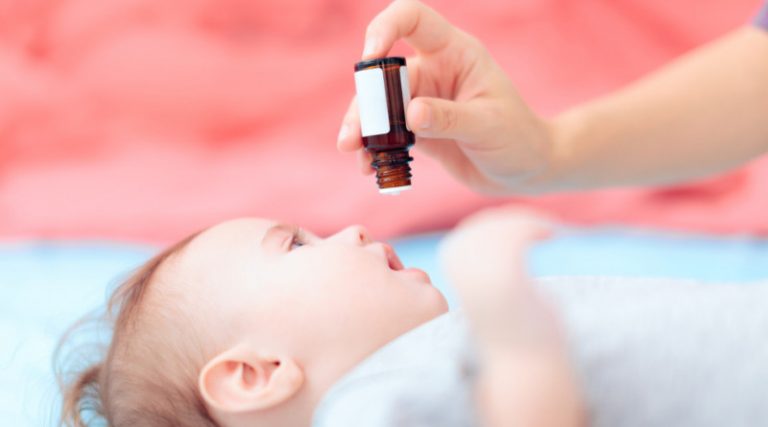 Krople na kolkę niemowlęcą.