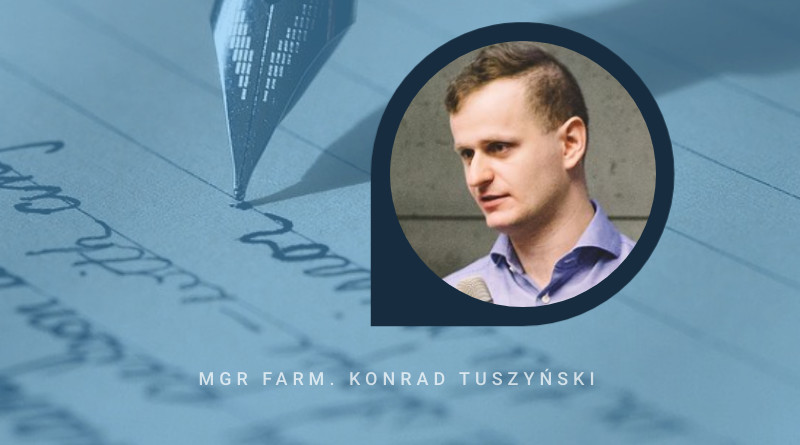mgr farm. Konrad Tuszyński - Dyrektor ds. naukowych 3PG