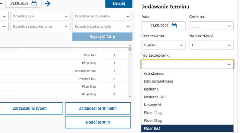 Szczepionka przeciwko wariantowi Omikron.