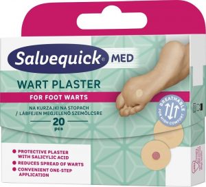Salvequick plastry na kurzajki.