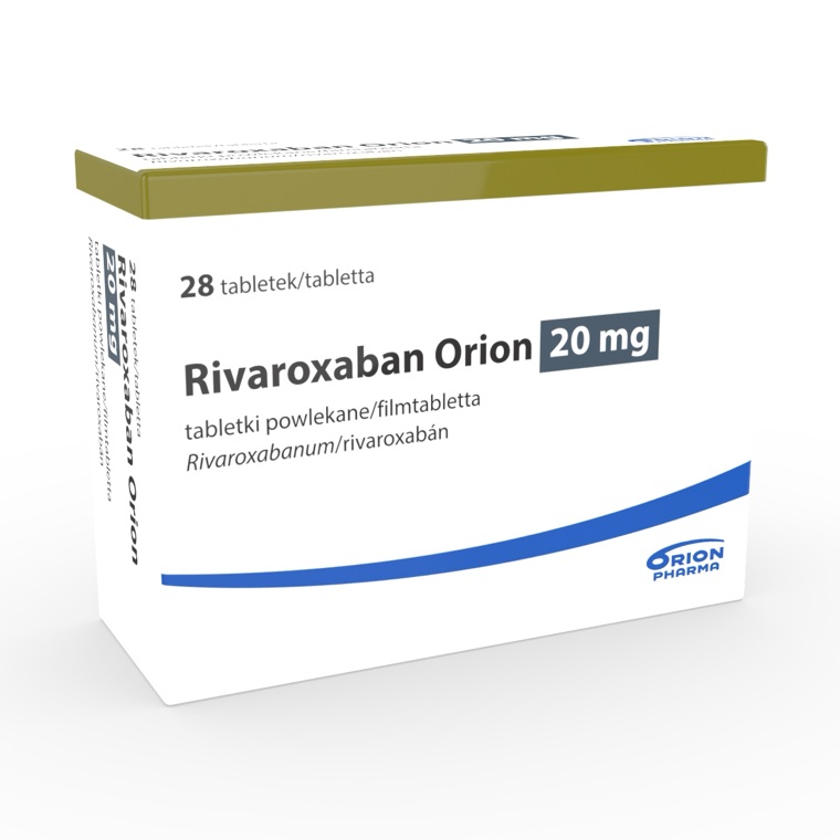 Rivaroxaban Orion 20 mg, 28 tabletek powlekanych