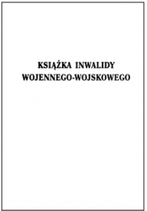 Książka inwalidy - druk ZUS Rw-51