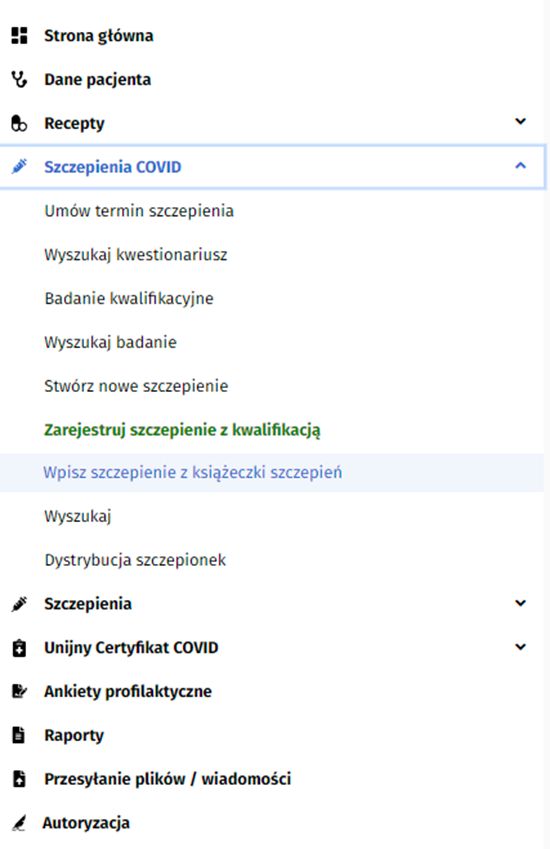 szczepienie poza pl