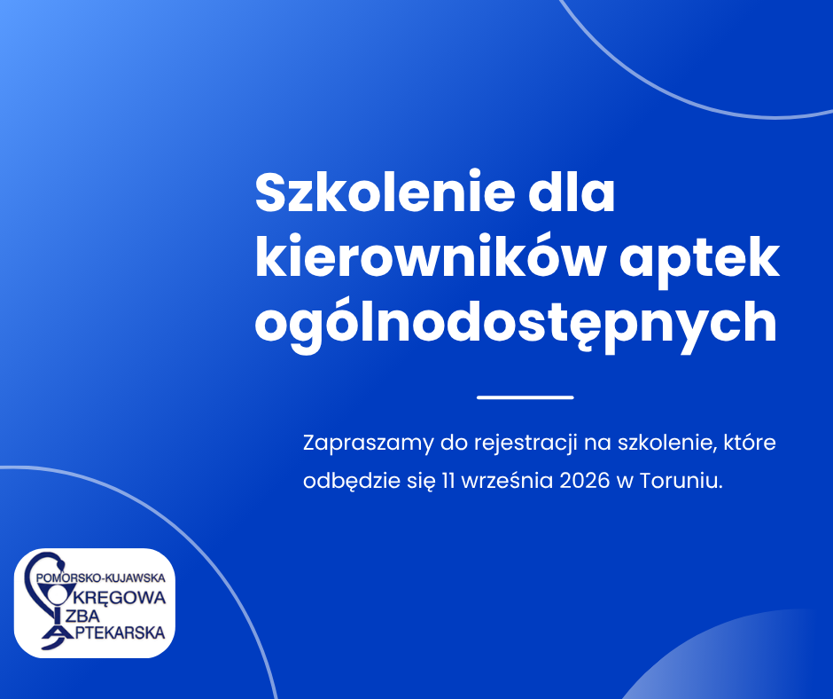 Kontrola w aptece – szkolenie dla kierowników aptek