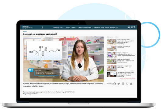 Pantenol – co przekazać pacjentowi?