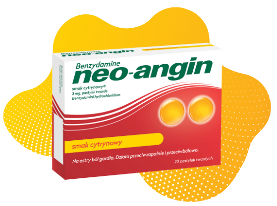 Benzydamine neo-angin® o smaku cytrynowym