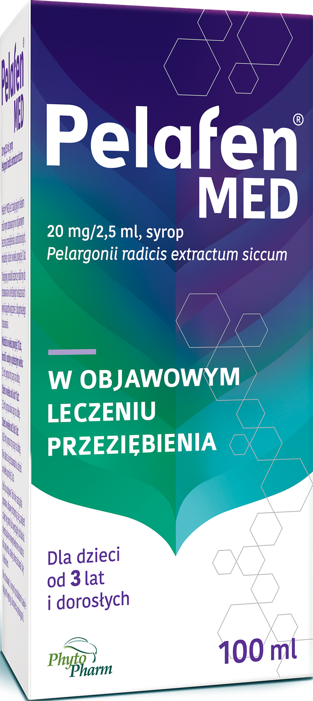 Opakowanie Pelafen MED, syrop 100 ml
