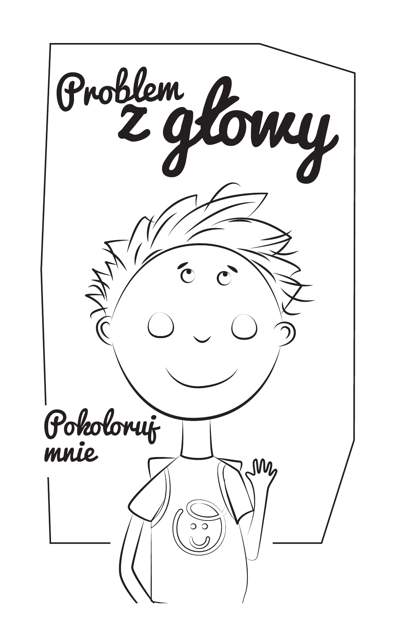 Pierwsza strona kolorowanki „Problem z głowy”